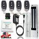 Door Entry Access Control System, 1200 Lb Magnetic Lock, 4 Remote Controls Usa