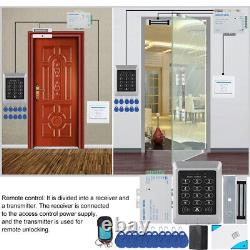 Door Entry Access Control System ID Card Reader+Lock+Doorbell+Power S Rel
