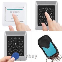 Door Entry Access Control System ID Card Reader+Lock+Doorbell+Power S Rel