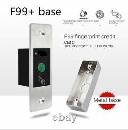 Door Lock Fingerprint Access Control Scanner RFID Metal IP66 Waterproof Embedded