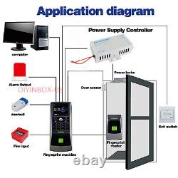 Door entry Access Control System, Electric Magnetic Lock 350lb 180kg, 2 Remotes