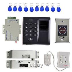 Durable 500 Users Fingerprint and 10 Pieces Cards Door Access Control System