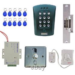 EM Card Keypad Door Entry Access Control System Kits with 10 Keyfobs