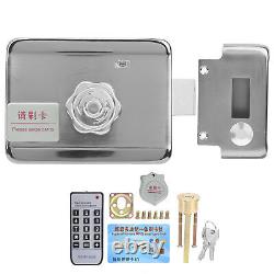 Electric Control Door Lock DC 12V Stainless Steel Remote Control Access System