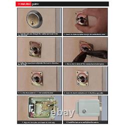 Electric Door Lock 2 Wire Electromagnetic Locking Device Access Control Syst BGS