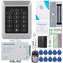 Electric Magnetic Door Lock Access Control Card Password Door Security System