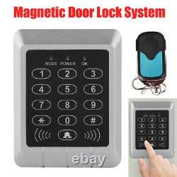 Electromagnetic Lock & Remote Control Kit Electric Magnetic Door Lock Access