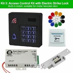Electronic Door Access Control System 12V Waterproof RFID Password Magnetic Kit