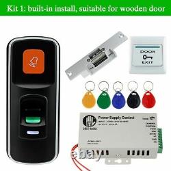 Electronic Door Access Control System DC 12V Biometric Fingerprint RFID Card Kit