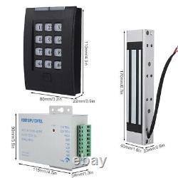 Electronic Door Access Control System Kit 180KG Forcing Magnetic Lock Doorbell