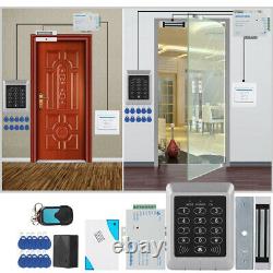 Electronic Door Access Control System Kit With Magnetic Lock Remote Control Card