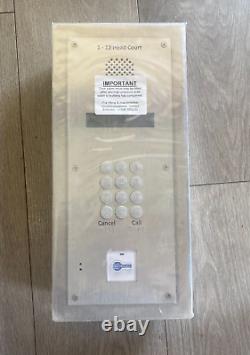 Entrotec Vandal resistant door entry panel Keypad Built in Intercom