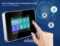 FINGERPRINT Wireless GSM SMS WiFi Smart Home Security Burglar Alarm Systems Kit