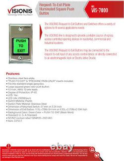 FPC-5020 2 door Access Control Outswinging Door 1200lbs Electromagnetic Lock Kit
