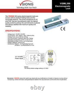 FPC-5049 3 Door Access Control Outswinging 300lb Electric Lock Door Closer Kit
