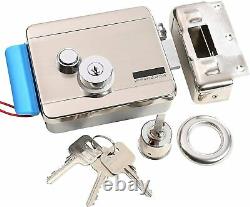 Fail Secure 12VDC Electric Door Lock With Key Fo Intercom Access Control System