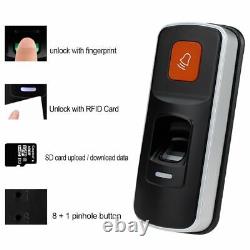 Fingerprint Access Control Biometric Reader Door Opener SD Card Card Key Fob