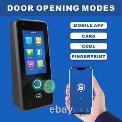 Fingerprint Access Control Terminal Kit with 600lbs Electric Magneitc Lock