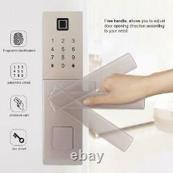 Fingerprint Lock Password IC M1 Card Key unlock Security Door Access Control
