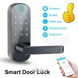 Fingerprint Password IC Door Lock for Access Control home office Smart security