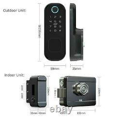 Fingerprint Smart Door Lock Bluetooth Wireless Access Control Lock 13.56Mhz