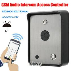 GSM Audio Voice Intercom Single Door Entry Access Control System Controller Home