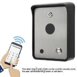 GSM Audio Voice Intercom Single Door for Entry Access Control System Waterproof