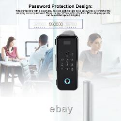 Glass Door Smart Fingerprint Password Lock Remote Access Control System Door MPF
