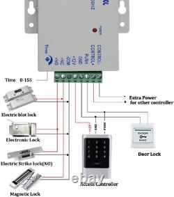 HFeng 125KHz Door Access Control System IP68 Waterproof RFID Access Controller +