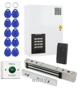 High Security Access Control Door Entry Kit, PSU, Maglock & Proximity Reader