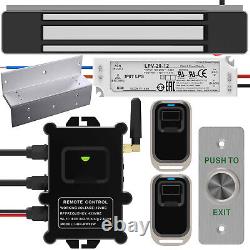 IP65 Rated Waterproof Gate Door Access Control System Kit with Remote Control
