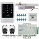 Ip68 Waterproof Rfid Card+ Password Door Access Control+drop Bolt Lock+ 2remotes