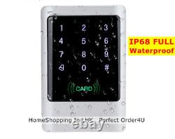 IP68 Waterproof RFID Card+ Password Door Access Control+Drop Bolt Lock+ 2Remotes