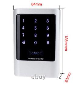 IP68 Waterproof RFID Card+ Password Door Access Control+Drop Bolt Lock+ 2Remotes