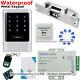 Ip68 Waterproof Rfid Card+password Door Access Control+strike Lock+bell+1remote