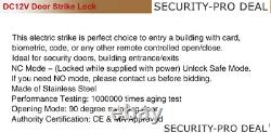 IP68 Waterproof RFID Card+Password Door Access Control+Strike Lock+Remote+Bell