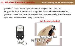 IP68 Waterproof RFID Card+Password Door Access Control+Strike Lock+Remote+Bell