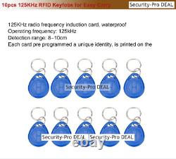 IP68 Waterproof RFID Card+Password Door Access Control+Strike Lock+Remote+Bell