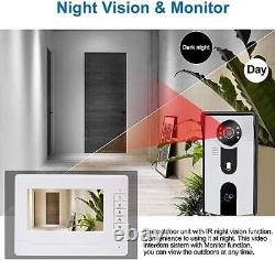 KDL 7 Video Doorbell Door Phone Intercom System RFID Access Control with Two