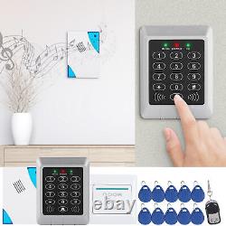 Keypad Access Control System Kit Door Lock 125KHz EM Card For Door Entr BGS