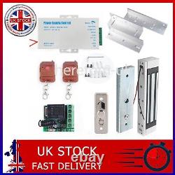 Kit Access Control Maglock 350LB Magnetic Lock 180KG Entry Door with Z L Bracket