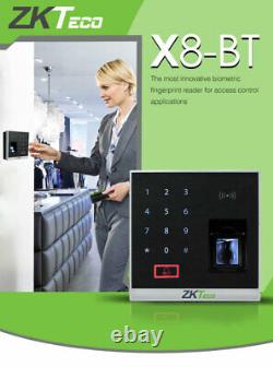 Kit Door Access Control System Biometric Fingerprint zkteco, 600lb ZK x8 Entry
