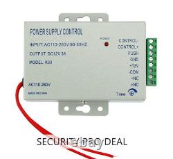 Metal 125KHz RFID Card+Password Door Access Control Kit +Magnetic Lock+2 Remotes