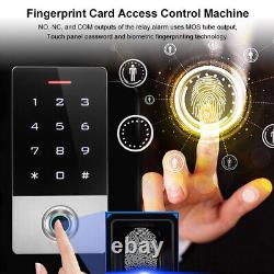 Metal Access Control Fingerprint Card Reader For Door Lock With 10 Key Buckl