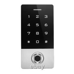 Metal Access Control Fingerprint Card Reader For Door Lock With 10 Key Buckl MPF