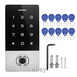 Metal Access Control Fingerprint Card Reader For Door Lock With 10 Key Buckl UK