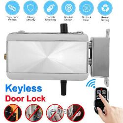 Metal Electric Control Door Lock with 4X Remote Control for Access Control System
