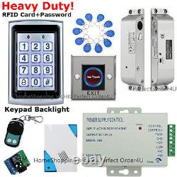 Metal RFID Card and Password Door Access Control System+Electric Drop Bolt Lock