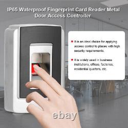 Metal Waterproof 125KHZ Card Reader Fingerprint Door Access Controller MPF