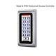 Metal Waterproof Access Control Backlit Keyboard Wg26 Output Input Home Security